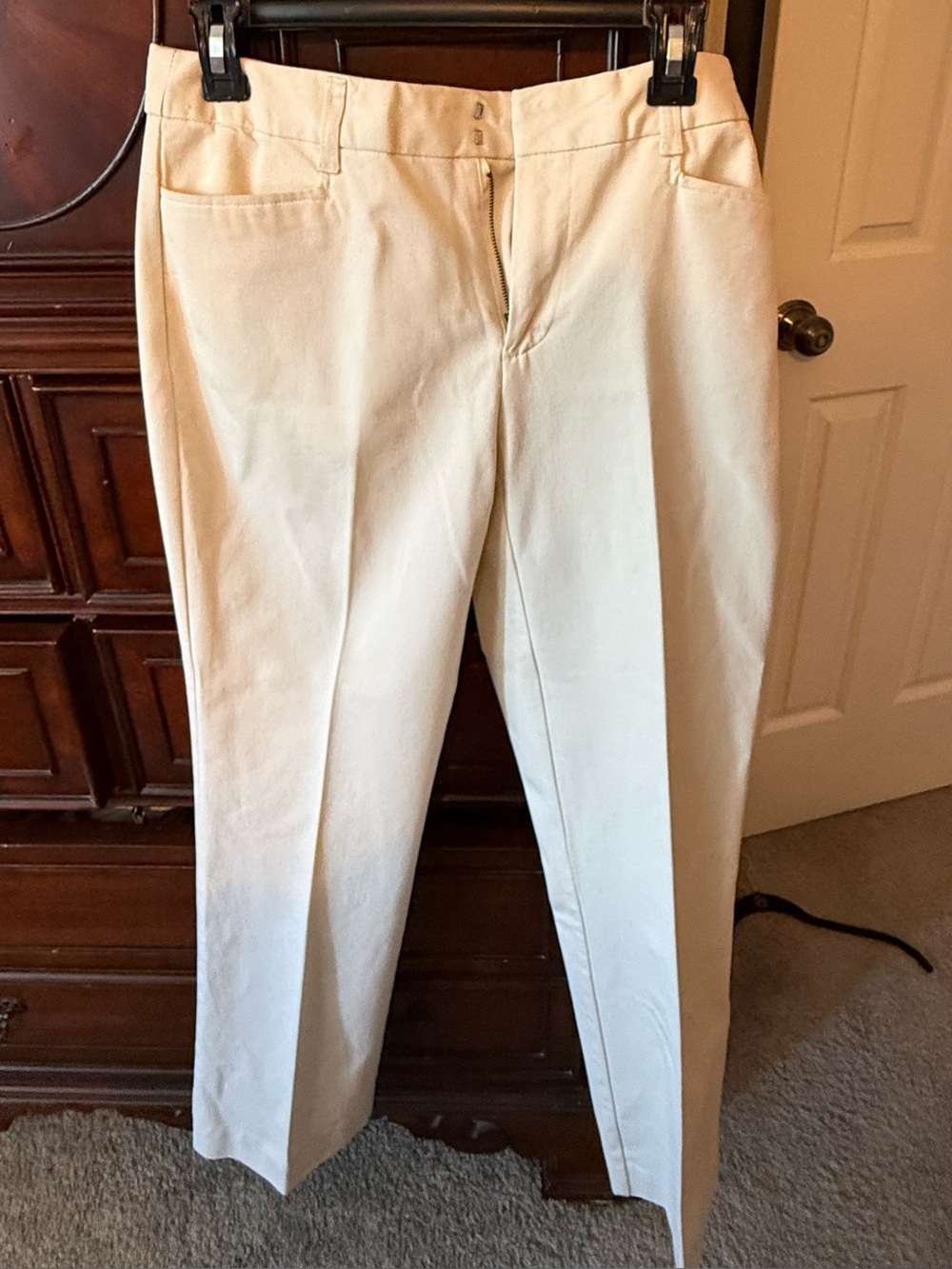 St. John's Bay Cream Stretch Pants